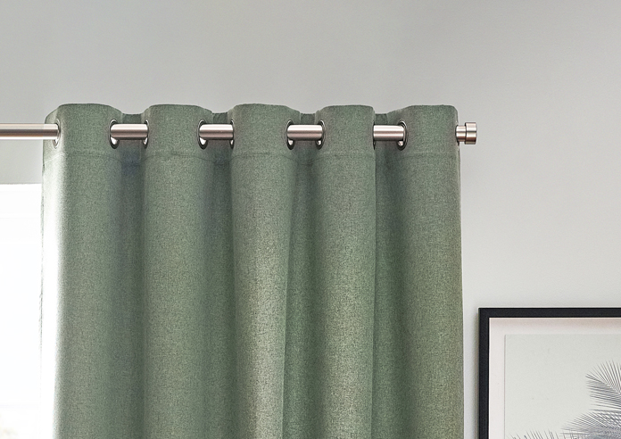 Dawn (Blackout) Eyelet, Eucalyptus - Ready Made Curtains - Image 9